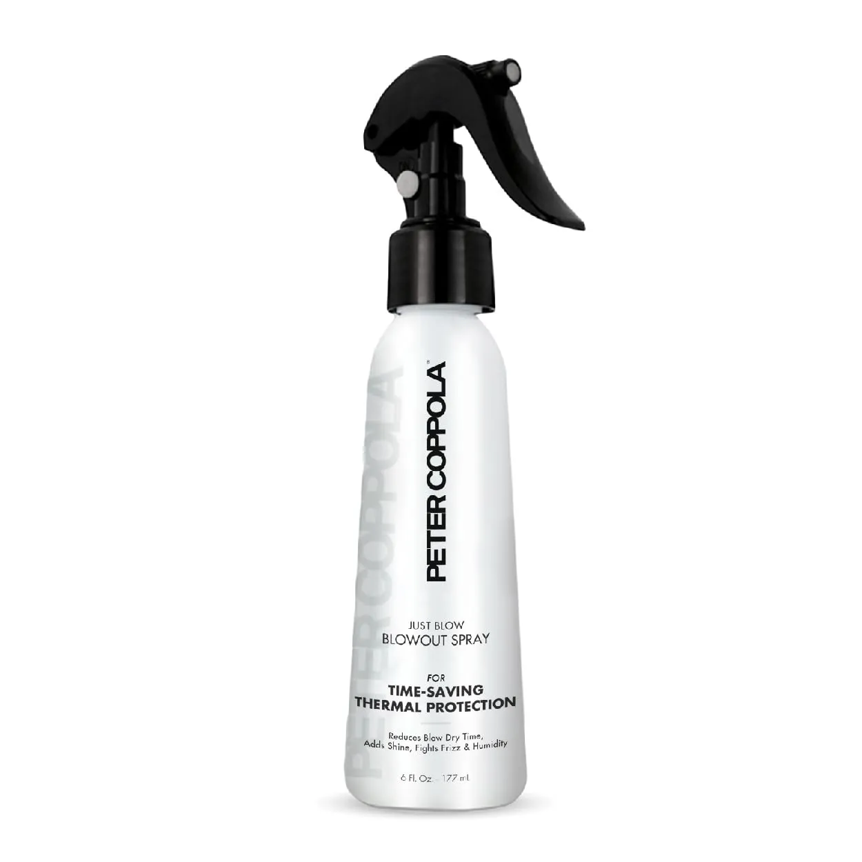 PETER COPPOLA Just Blow - Heat Protectant Spray for Blow-Drying, Anti-Frizz, Smoothing and Straightening All Hair Types - Conditions and Adds Shine - 6 oz