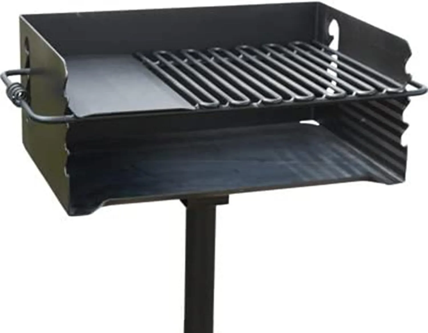 Pilot Rock 3 Pack Charcoal Grill, Jumbo Park Style Steel Outdoor BBQ, CBP-247