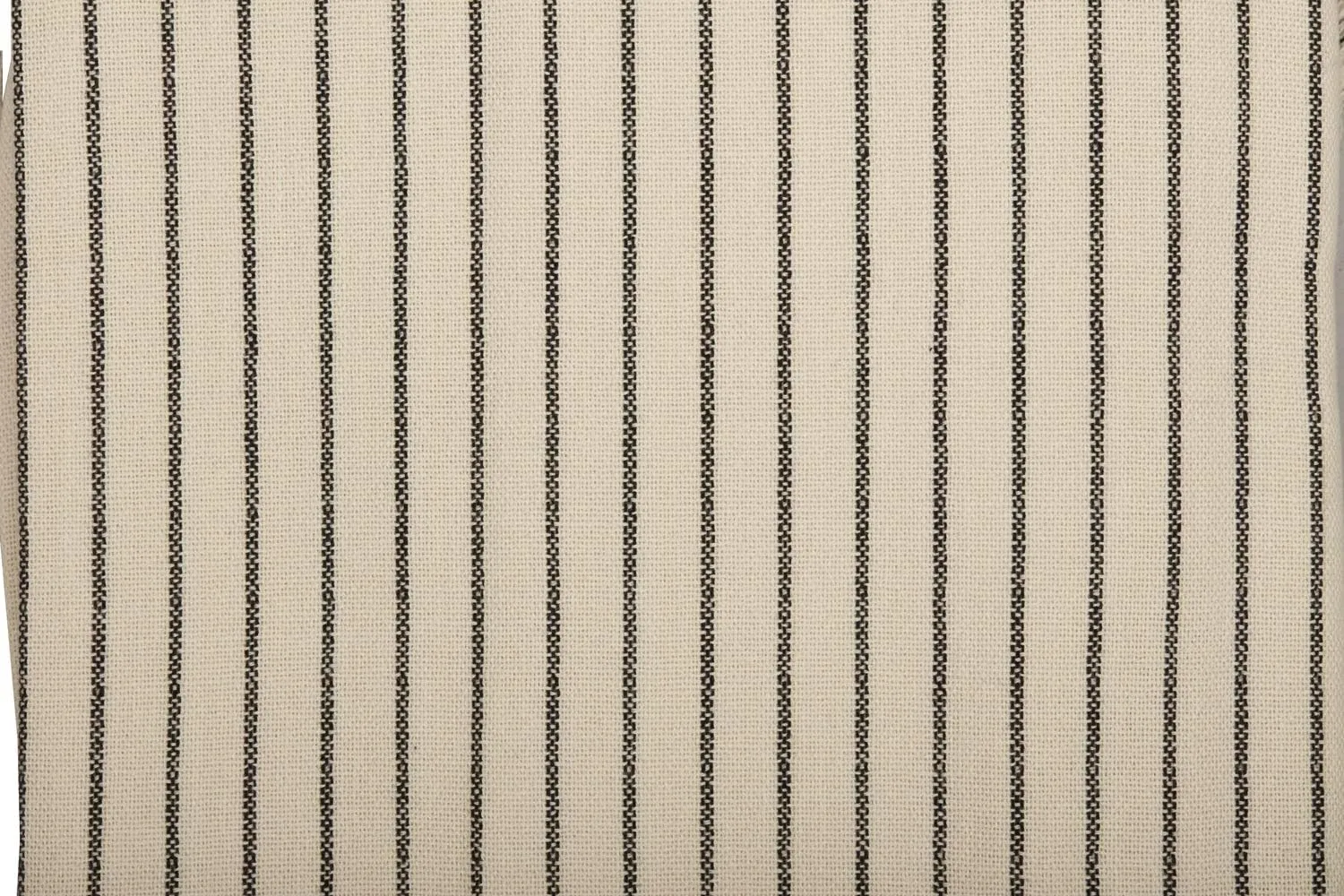 Piper Classics Katie's Vintage Stripe King Coverlet Bedspread, 97" x 110", Urban Rustic Farmhouse Bedding, Natural Cream w/Black Stripes Blanket