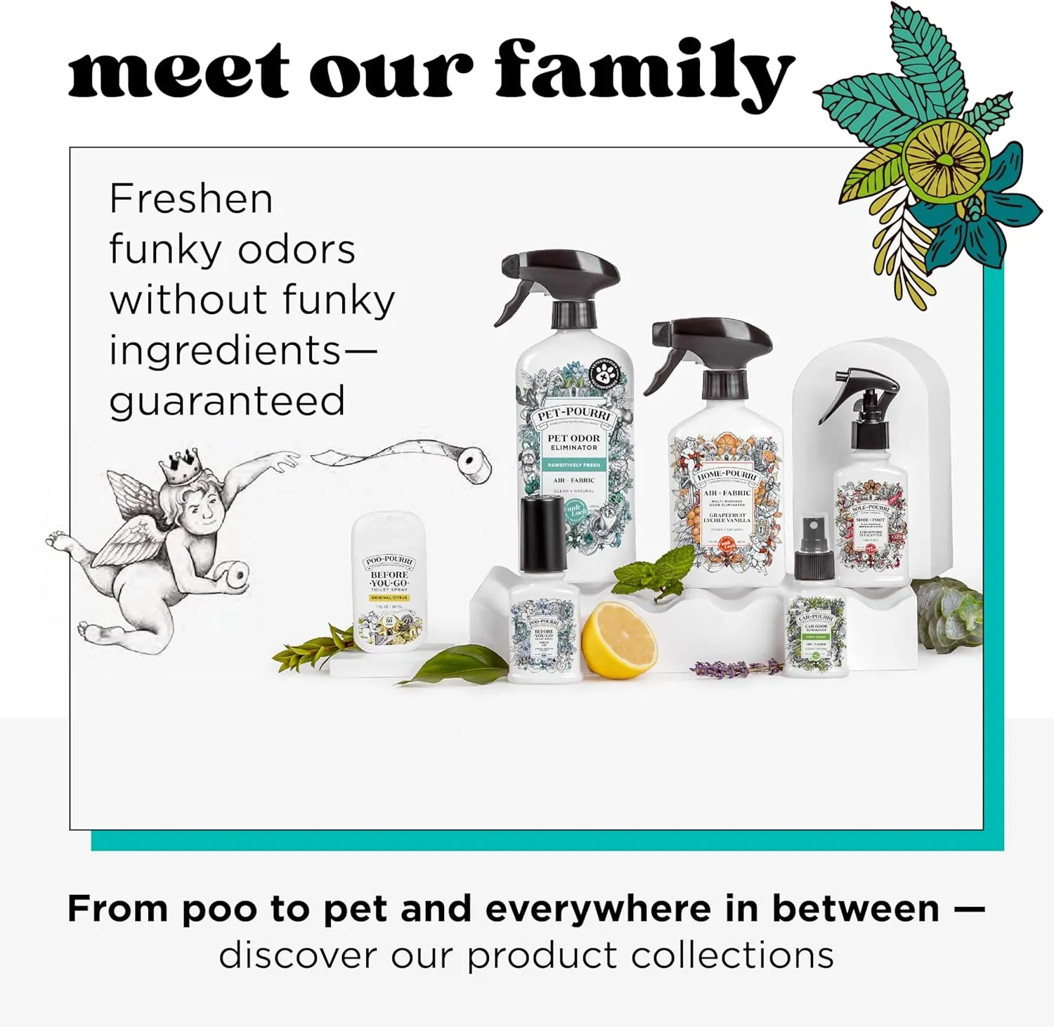 Poo-Pourri Before-You-Go Toilet Spray, Lavender Vanilla, 8 Fl Oz - Lavender, Vanilla and Citrus