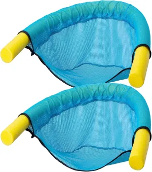 Pool Noodle Chair, Pool Float for Kids & Teens, Pool Sling Chair, Pool Noodle Seat, Great Pool Accesories, 2 Piece Value Pack, Pool Noodles Not Included