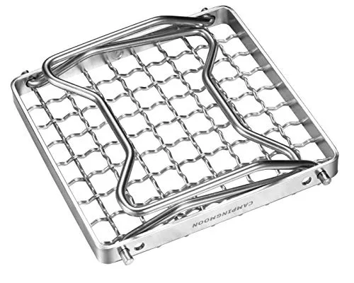 Portable Folding Camping Campfire Grill over Fire Split Stoves
