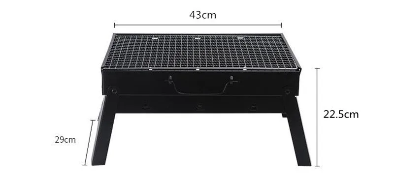 Portable Folding Charcoal BBQ Grill Austin
