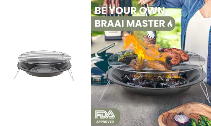 Portable Round Charcoal Braai