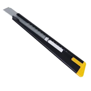 Precision Knife w/ Black Metal Handle - 9mm - Standard Duty - 48 / Case
