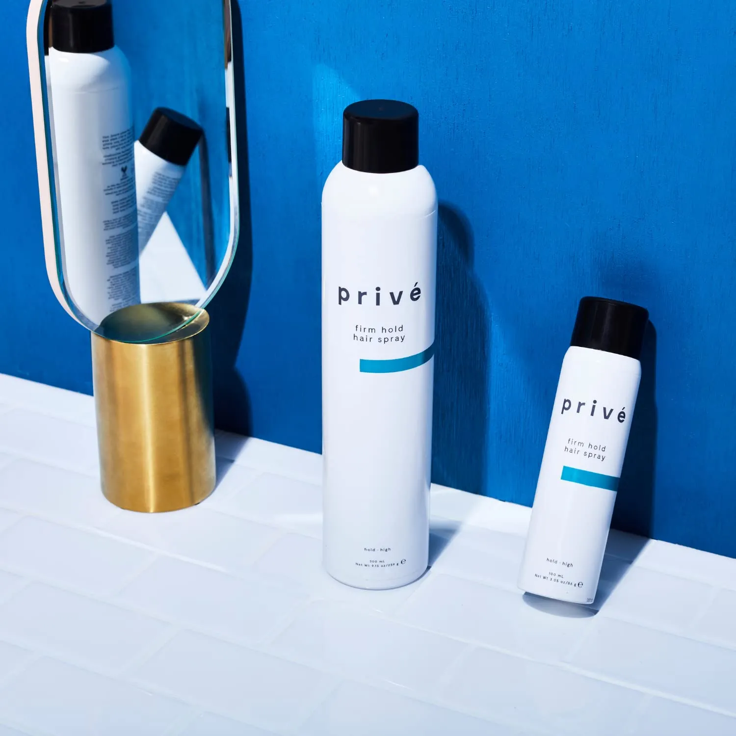 privé firm hold hair spray 12hr high hold/humidity resistant/volume & body 300ml / 9.15oz