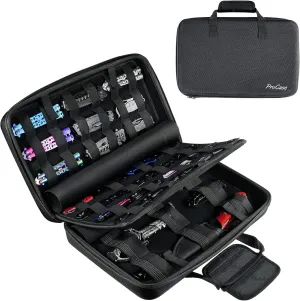 ProCase Knife Display Case for Pocket Knives, 69 Slots EDC Mini Knife Storage Holder Box, Butterfly Cuchillo Collection Organizer, Folding Knife Pouch Carrier Bag Protector for keeping Knives -Black
