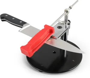 Professional Knife Sharpeners for Kitchen Knives - Diamond - Designed with Tight Clamp, Stable Base - Easy To Assemble with Reference Guide & Instruction Manual