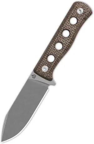 QSP CANARY FIXED BLADE HUNTING KNIFE with KYDEX SHEATH, SHARP BLADE with MICARTA HANDLES