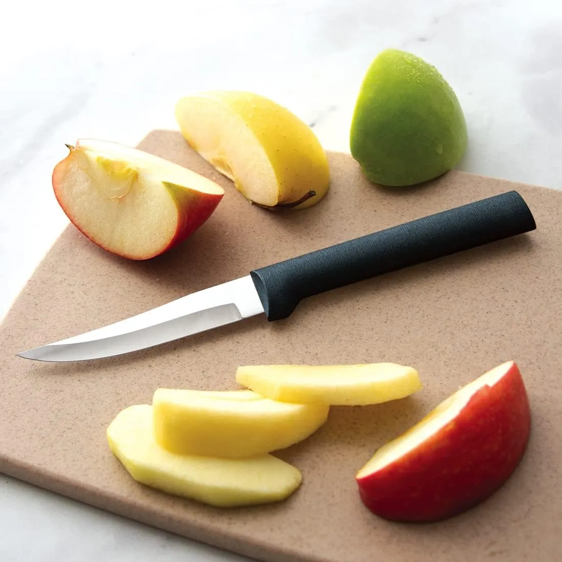 RADA Cutlery Heavy Duty Paring Knife, Black Handle, Pack of 2