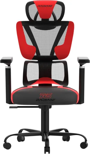 Radiant Sports Breathable Mesh Gaming Chair with Fan - Ergonomic Reclining Gaming Chair for Adults - Breathable and Comfortable Design - Lightweight Chair for Gamer's