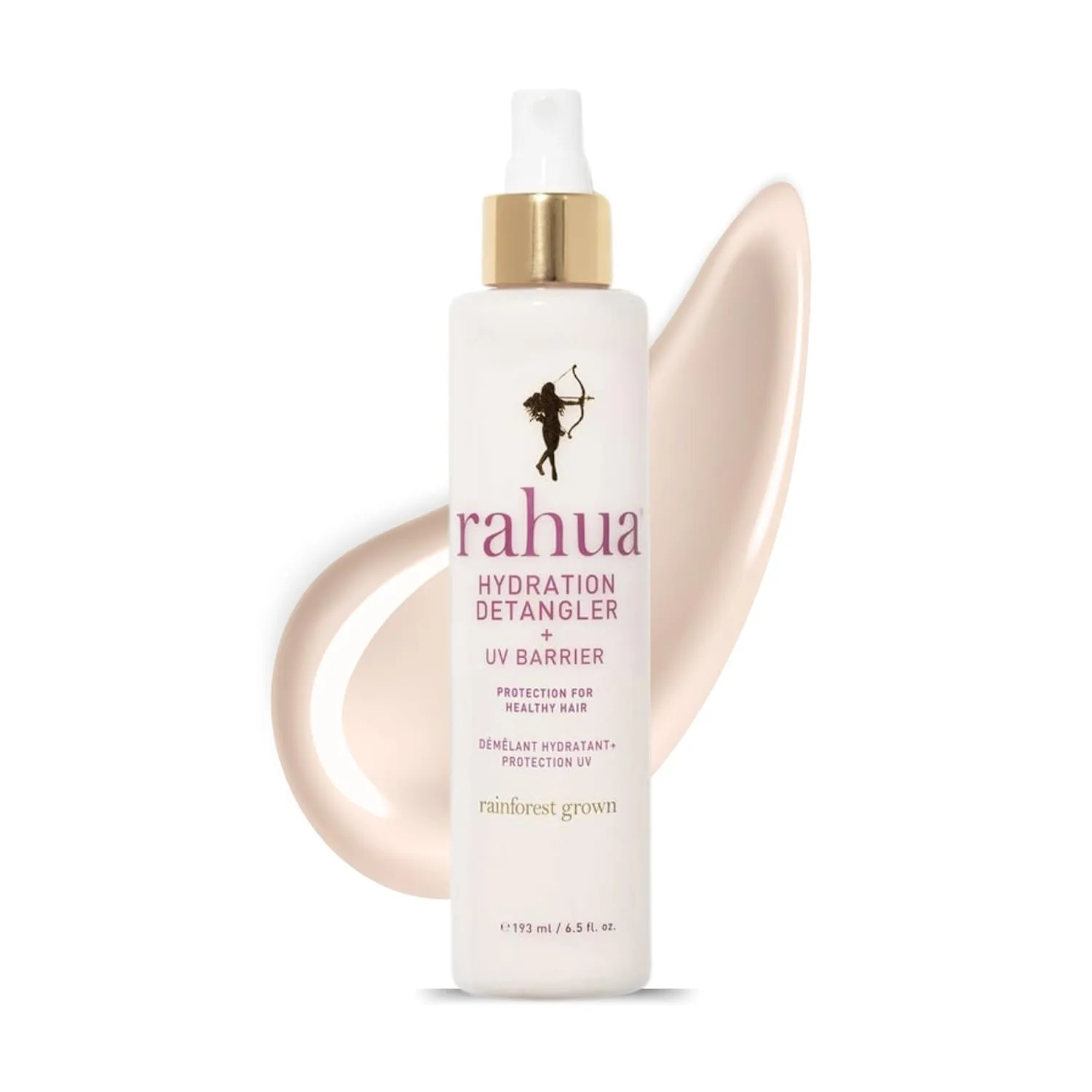 Rahua Hydration Detangler Spray   UV Barrier, 6.5 Fl Oz, Detangling Leave in Hair Care Softens Hair, Smooths Frizz, Supports Breakage & Damage, Conditioning for Brushable Shiny Hair, All Hair Types