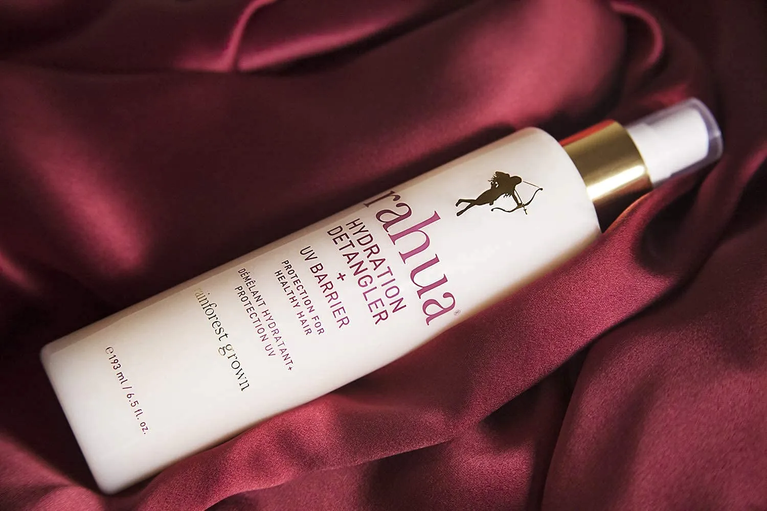 Rahua Hydration Detangler Spray   UV Barrier, 6.5 Fl Oz, Detangling Leave in Hair Care Softens Hair, Smooths Frizz, Supports Breakage & Damage, Conditioning for Brushable Shiny Hair, All Hair Types