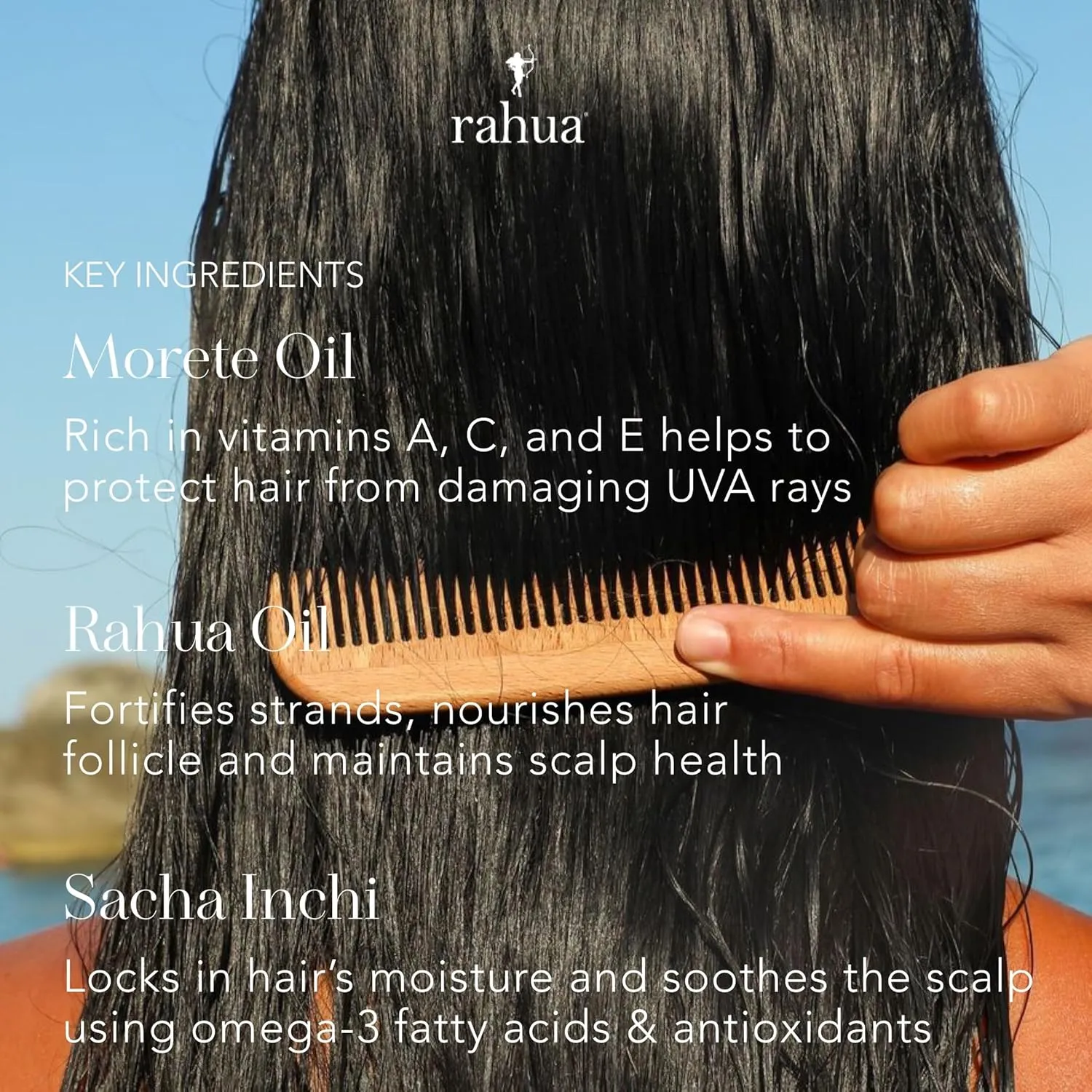 Rahua Hydration Detangler Spray   UV Barrier, 6.5 Fl Oz, Detangling Leave in Hair Care Softens Hair, Smooths Frizz, Supports Breakage & Damage, Conditioning for Brushable Shiny Hair, All Hair Types