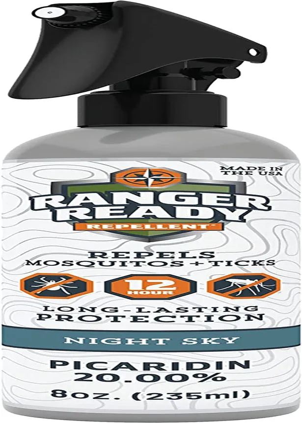 Ranger Ready Picaridin Insect Repellent & Tick Spray - Night Sky Scent, DEET-Free, 8 oz. (Single Pack)
