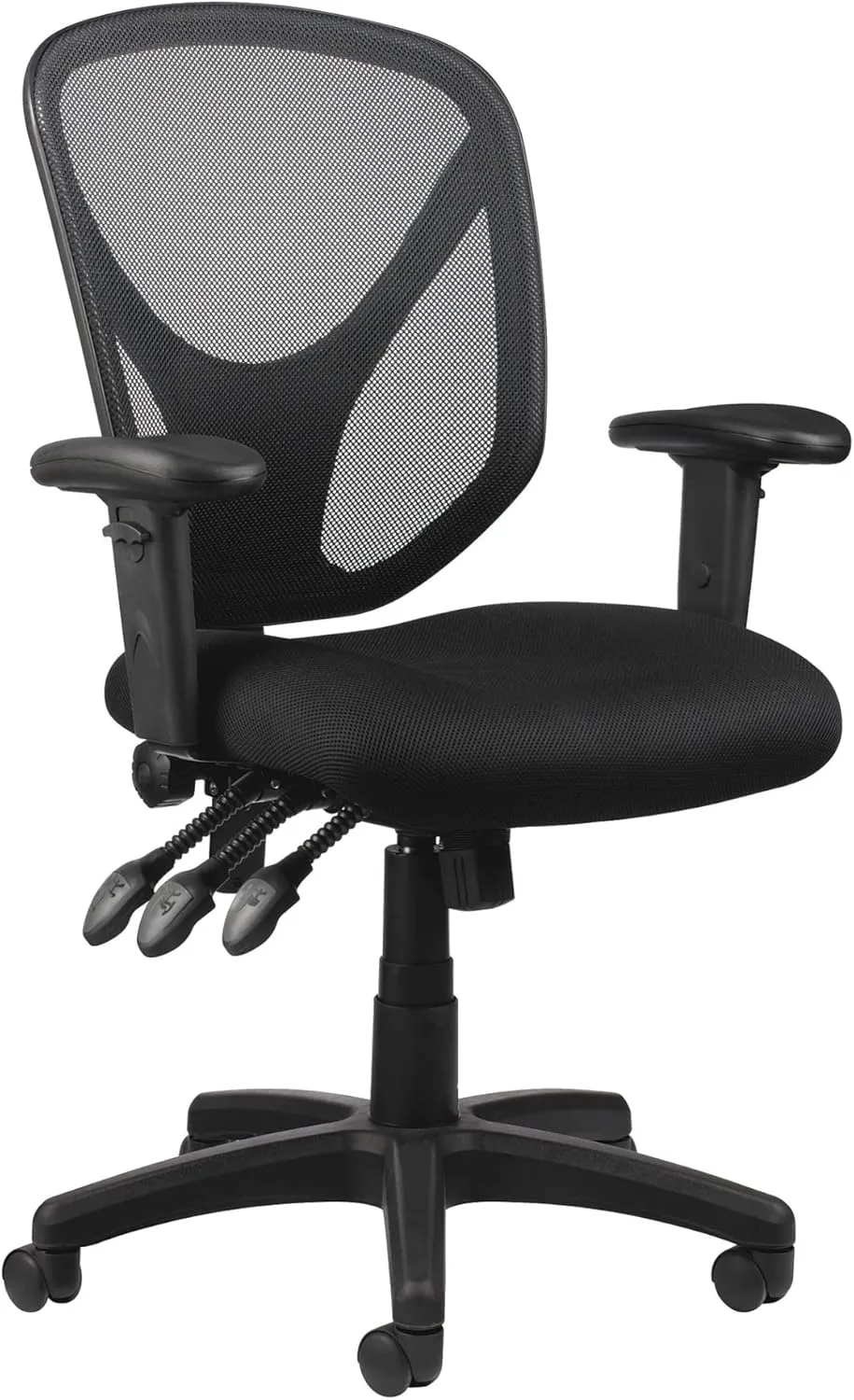 Realspace® MFTC 200 Multifunction Ergonomic Super Task Chair, Black