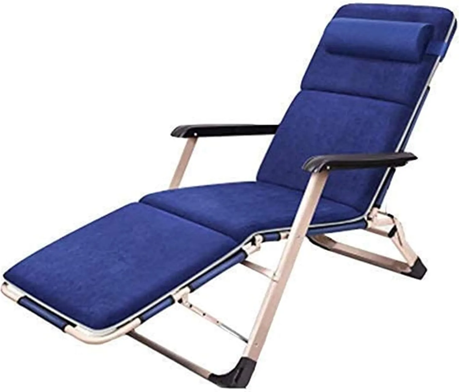 Recliner Sun Loungers Sun Loungers Recliners for Garden Loungers Outdoor Sun Lounger Zero Gravity Folding Reclining Garden Deck Chair Portable Rocking Chair Bea(2)