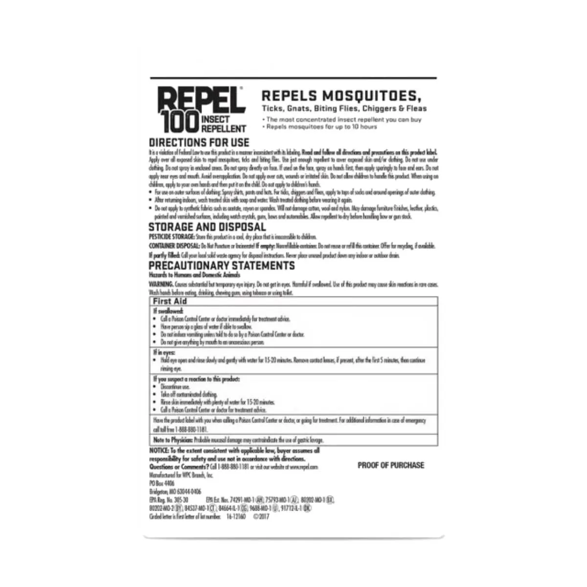 Repel® 100 Insect Repellent Pump Spray