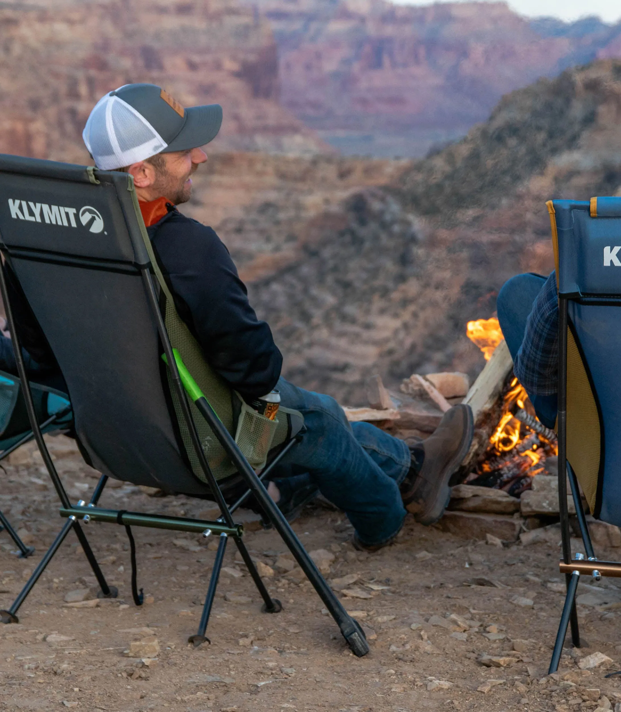 Ridgeline Camp Chair Short Blue