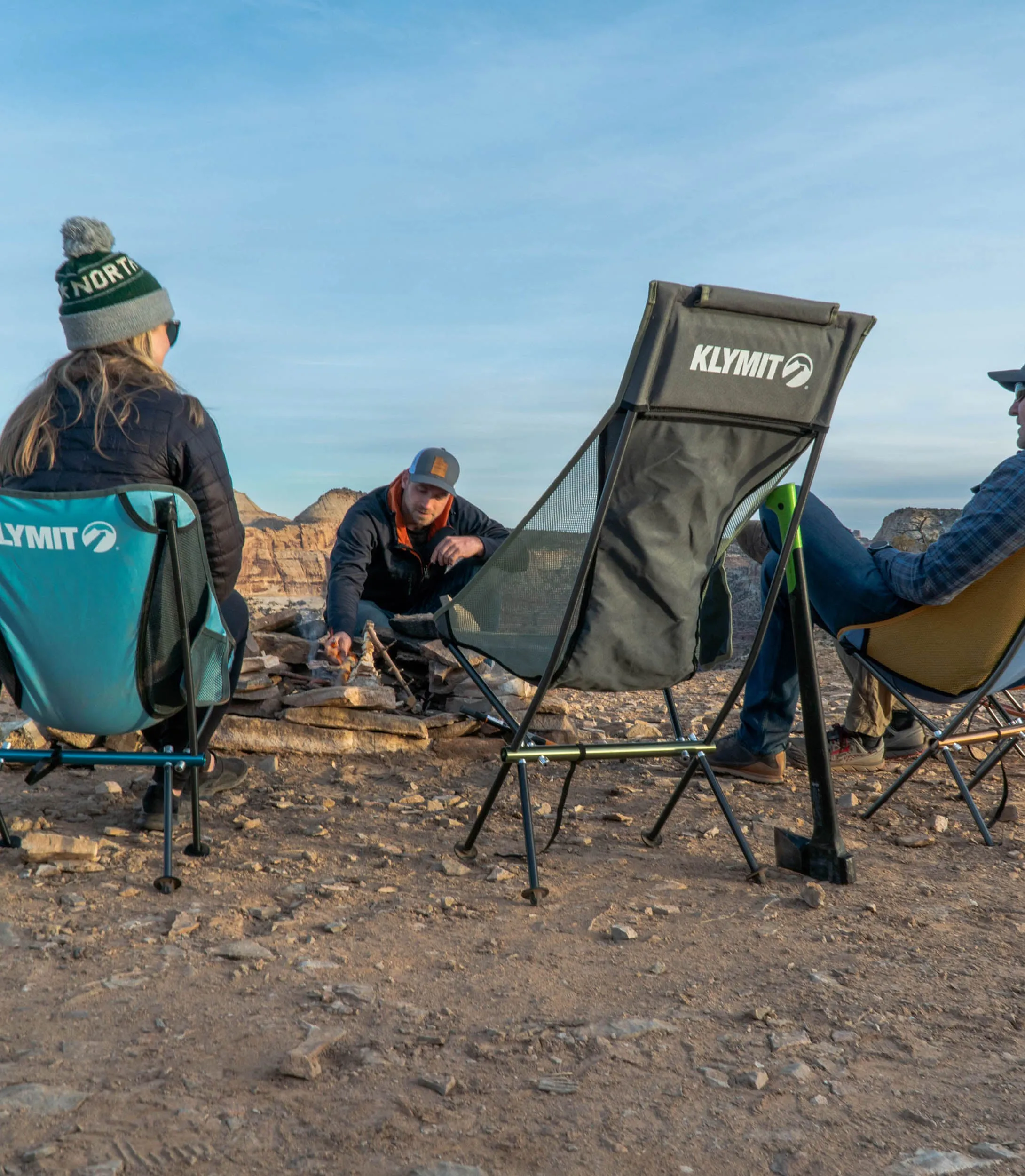 Ridgeline Camp Chair Short Blue