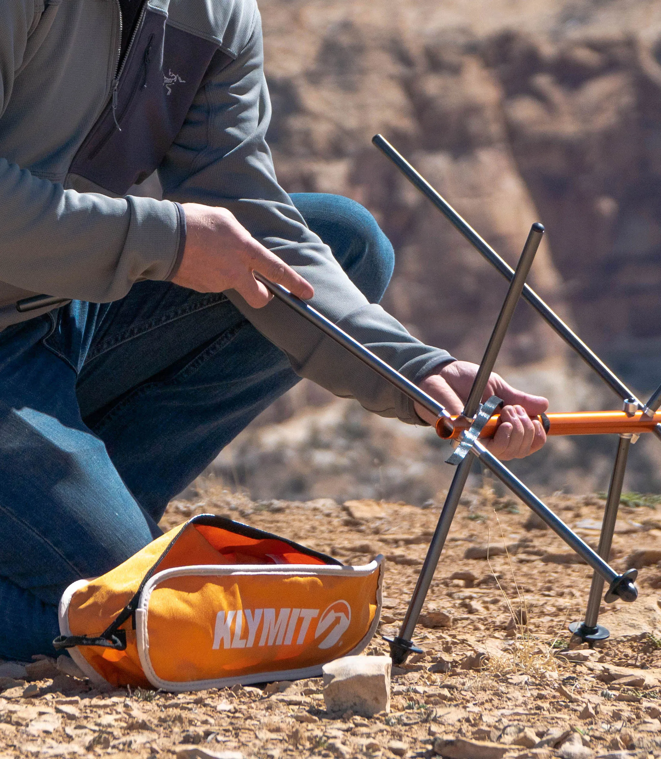 Ridgeline Camp Chair Short Orange