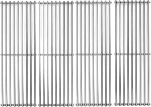 S6505A (4-Pack) 19 3/4" Stainless Steel Cooking Grid Grates Replacement for Chargriller 2121, 2123, 2222, 2828, 3001, 3030, 3725, 4000, 5050, 5252 Set of 4