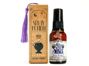 Sacred Space Spray Potion | Smudge Spray | Home Energy Cleansing | Clear away bad vibes | Essential oil & crystal blessed blend | Reiki Infused | 1 oz