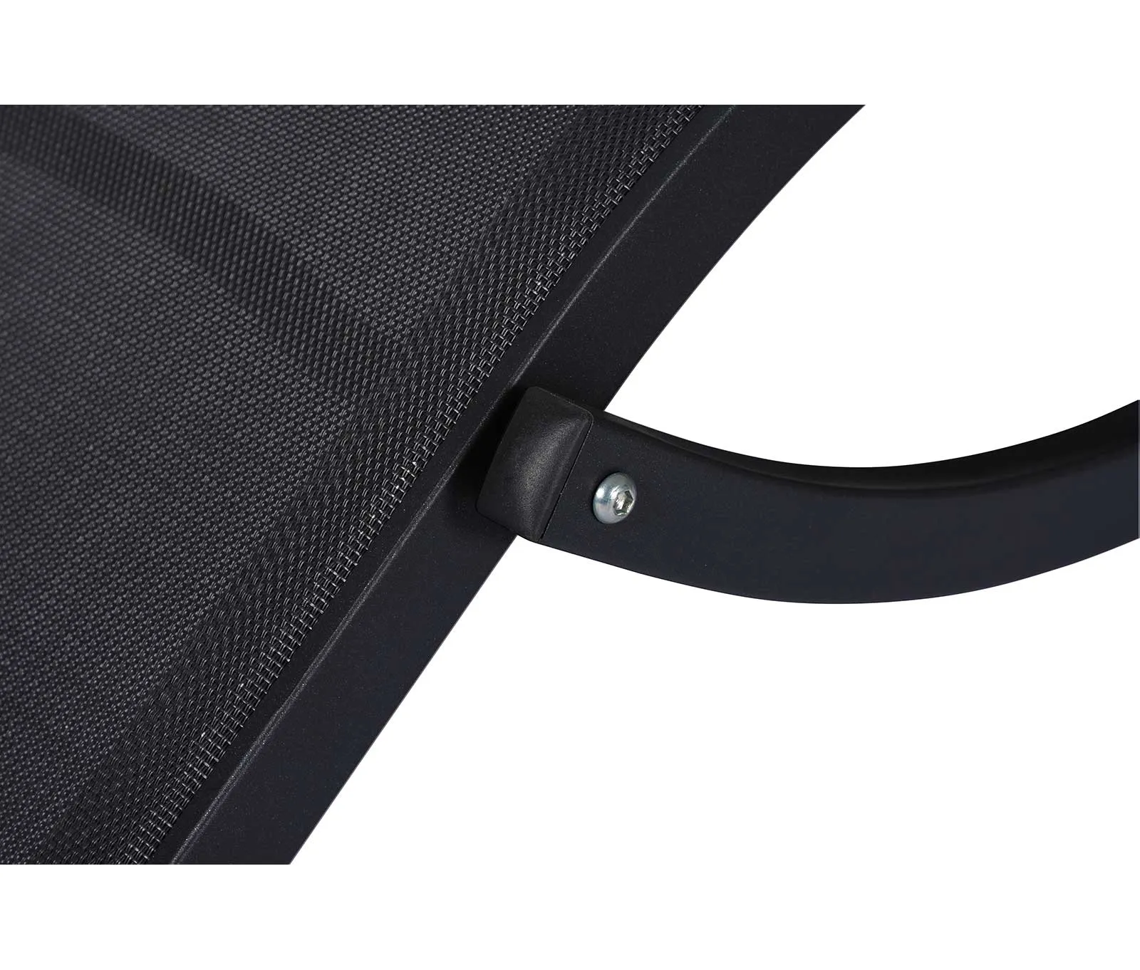Sea Breeze Ultra Comfortable Foldaway Cool Mesh Lounger - Black