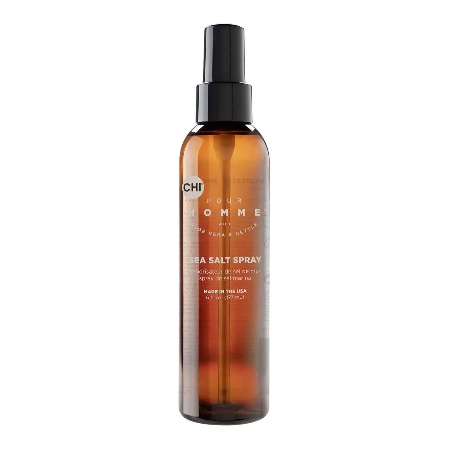 Sea Salt Spray, Hairspray For Texture & Volume, Styling For A Natural Look, Made With Aloe Vera & Nettle, Fresh, Woody Scent, 6 oz