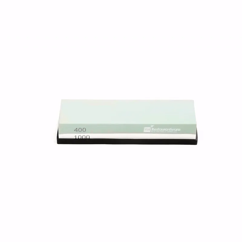 Sensei Whetstone Knife Sharpening Set - 400/1000, Silicone Holder - 1 count box