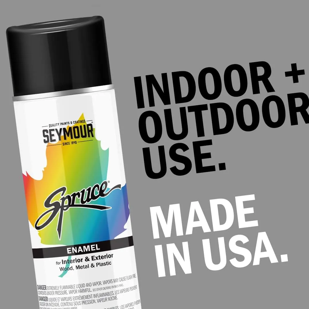 Seymour 98-17 Spruce Metallic Enamel Spray Paint, Nickel