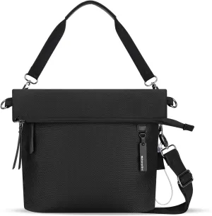 Sherpani Vale, Anti Theft Crossbody Purse, Tote Bag, Travel Shoulder Bag, Fashion Purse Handbag, Crossbody Bags for Women with Metal Hardware, Travel Gift for Women (Carbon)