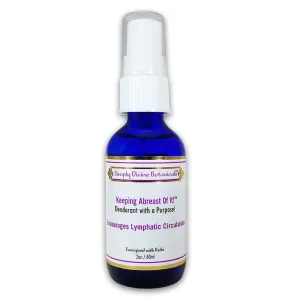 Simply Divine Botanicals Crystal Ally Natural Deodorant Spray with Essential Oils - Keeping Abreast Of It, 2 oz