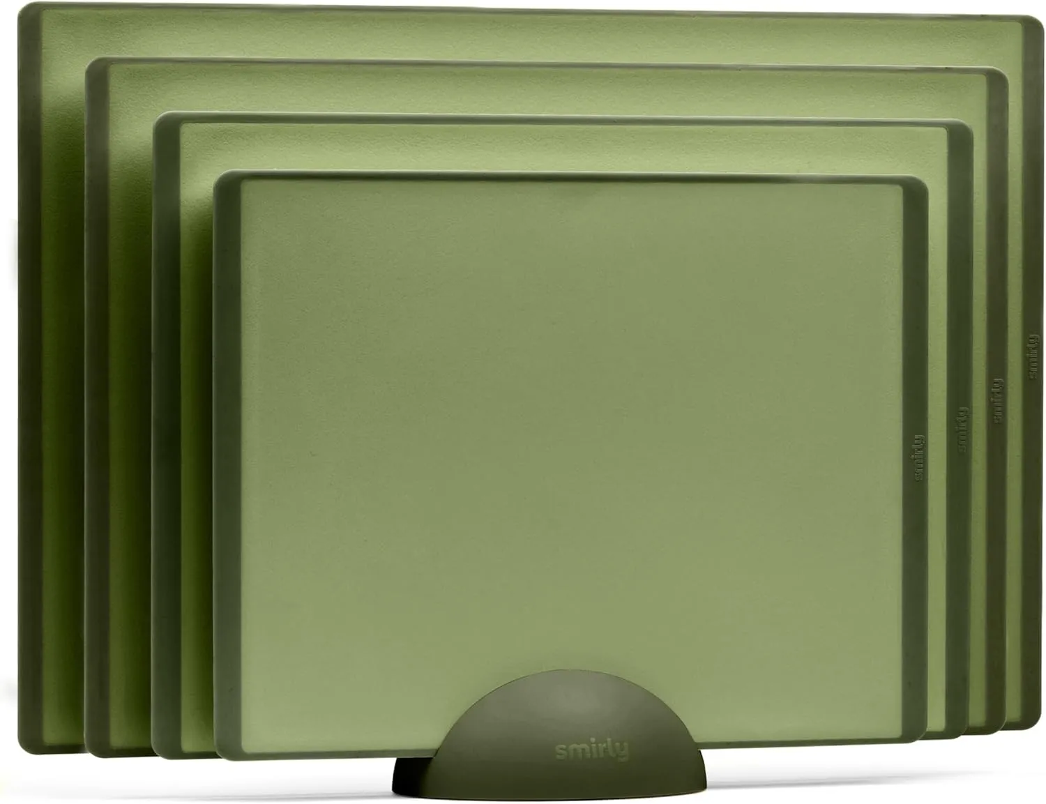 SMIRLY Plastic Cutting Board Set With Holder, Dishwasher Safe Plastic Cutting Boards Set for Kitchen, Cutting Boards for Kitchen - Plastic Chopping Board Set