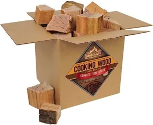Smoak Firewood’s Cooking Wood Chunks (Competition Grade) USDA Certified for Smoking, Grilling or Barbequing (White Oak 8-10lbs 729 Cubic in.)