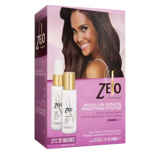 Smoothing Brazilian Keratin Hair Treatment Kit With Muru-Muru, Cupuacu, Carite Butter and Inca oil - Naturally Eliminates Frizz, Relax & Straightens Hair Without Harmful Chemicals
