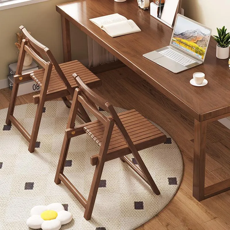 Solid - wood Folding Chair / Foldable Backrest Chair for Home Use / Dining Chair, Office Chair, Mahjong Chair / Simple Leisure Chair for Bedroom