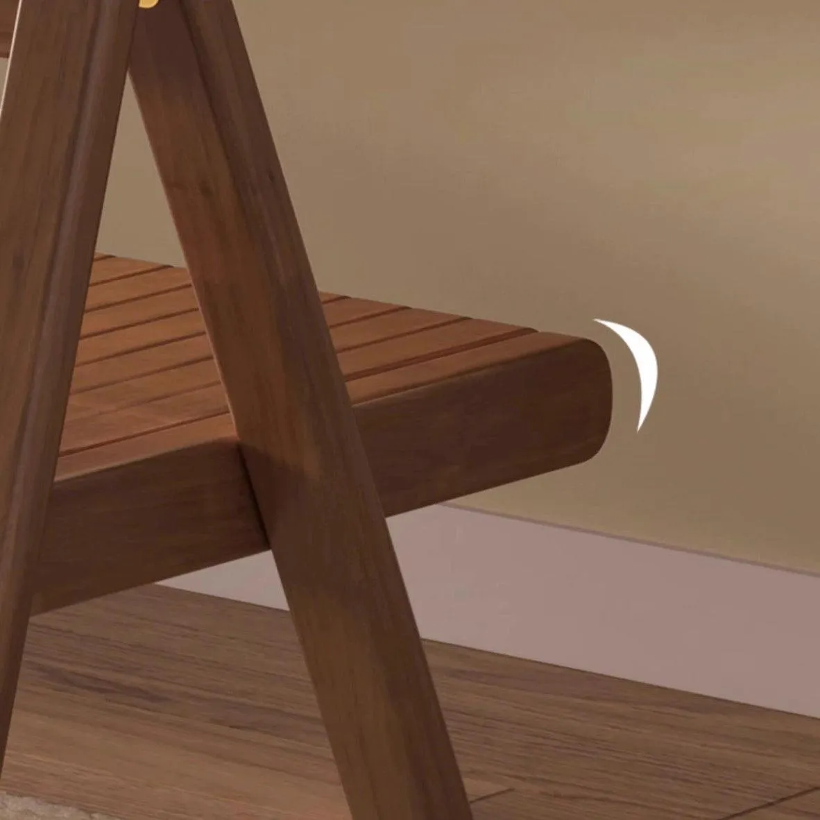 Solid - wood Folding Chair / Foldable Backrest Chair for Home Use / Dining Chair, Office Chair, Mahjong Chair / Simple Leisure Chair for Bedroom