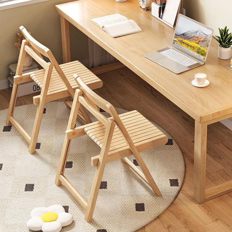 Solid - wood Folding Chair / Foldable Backrest Chair for Home Use / Dining Chair, Office Chair, Mahjong Chair / Simple Leisure Chair for Bedroom