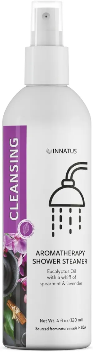 Soothing Shower Spray – 4oz Aromatherapy Shower Steamer Mist for a Spa-Like Experience – Elevates Your Shower – All-Natural Essential Oils (Speermint)