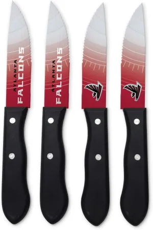 Sports Vault NFL Atlanta Falcons Steak Knive Set, 9.75"