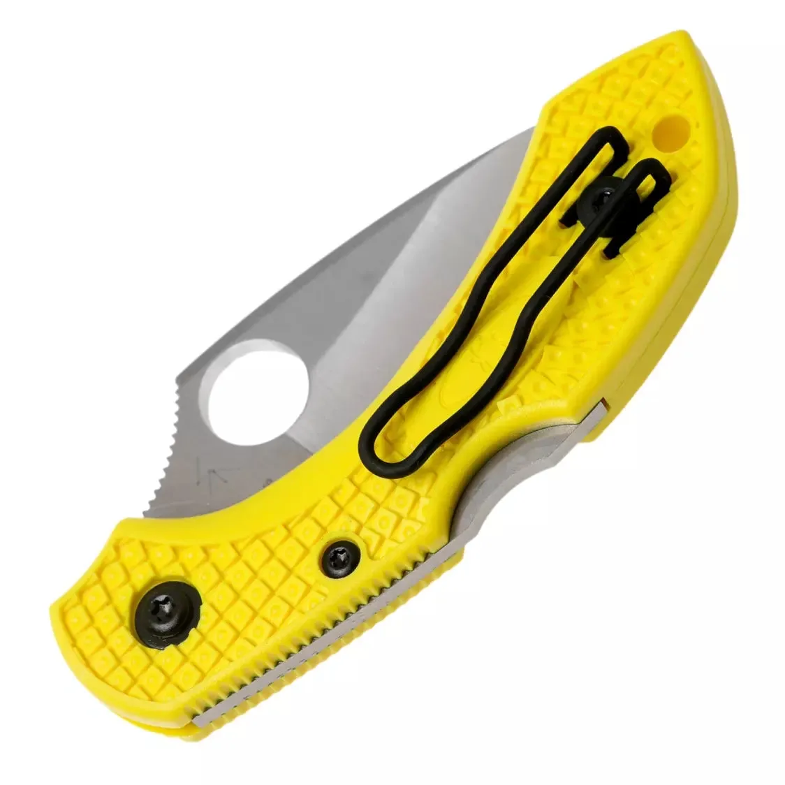 Spyderco Dragonfly 2 Salt FRN Yellow 2.28" Plain Edge Folding Pocket Knife (C28PYL2)