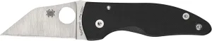 Spyderco Knives Microjimbo C264GP Black G-10 and CPM-S30V Stainless Pocket Knife