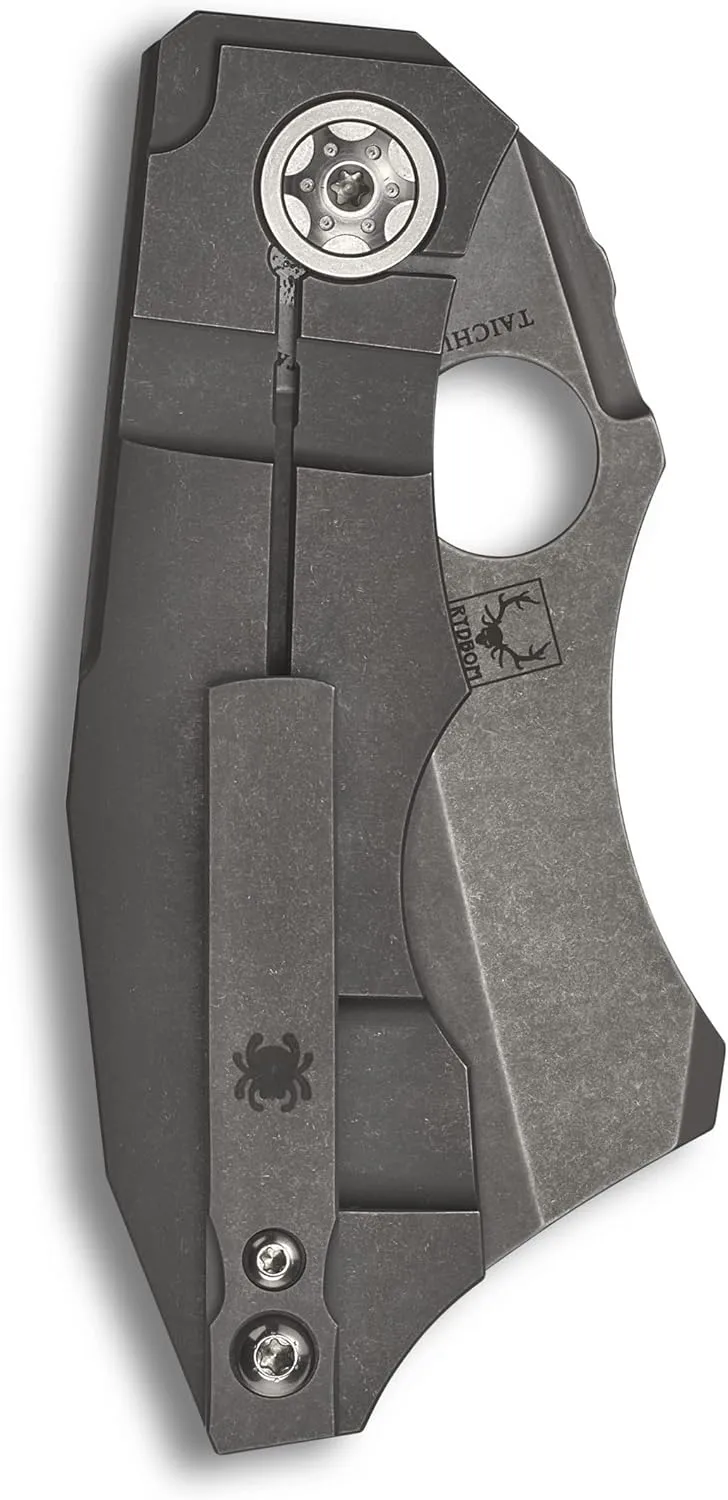 Spyderco Stovepipe 2.78" Plain Edge Folding Pocket Knife (C260TIP)