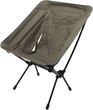 Srliya Moon Chair, Folding Lightweight Camping Chair Made of Aluminum Alloy and Oxford Cloth, Low Back, for Outdoor Beach Fishing (Green)