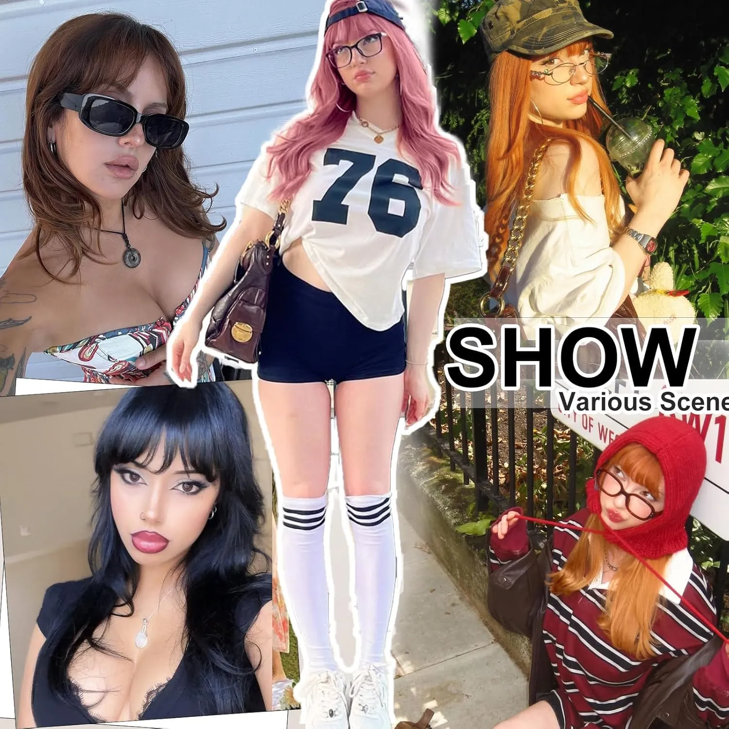 SUKRI Layered Wigs for Women 26 Inch Black Wig with Bangs,Realistic Heat Resistant Synthetic Hair for Daily Party Use