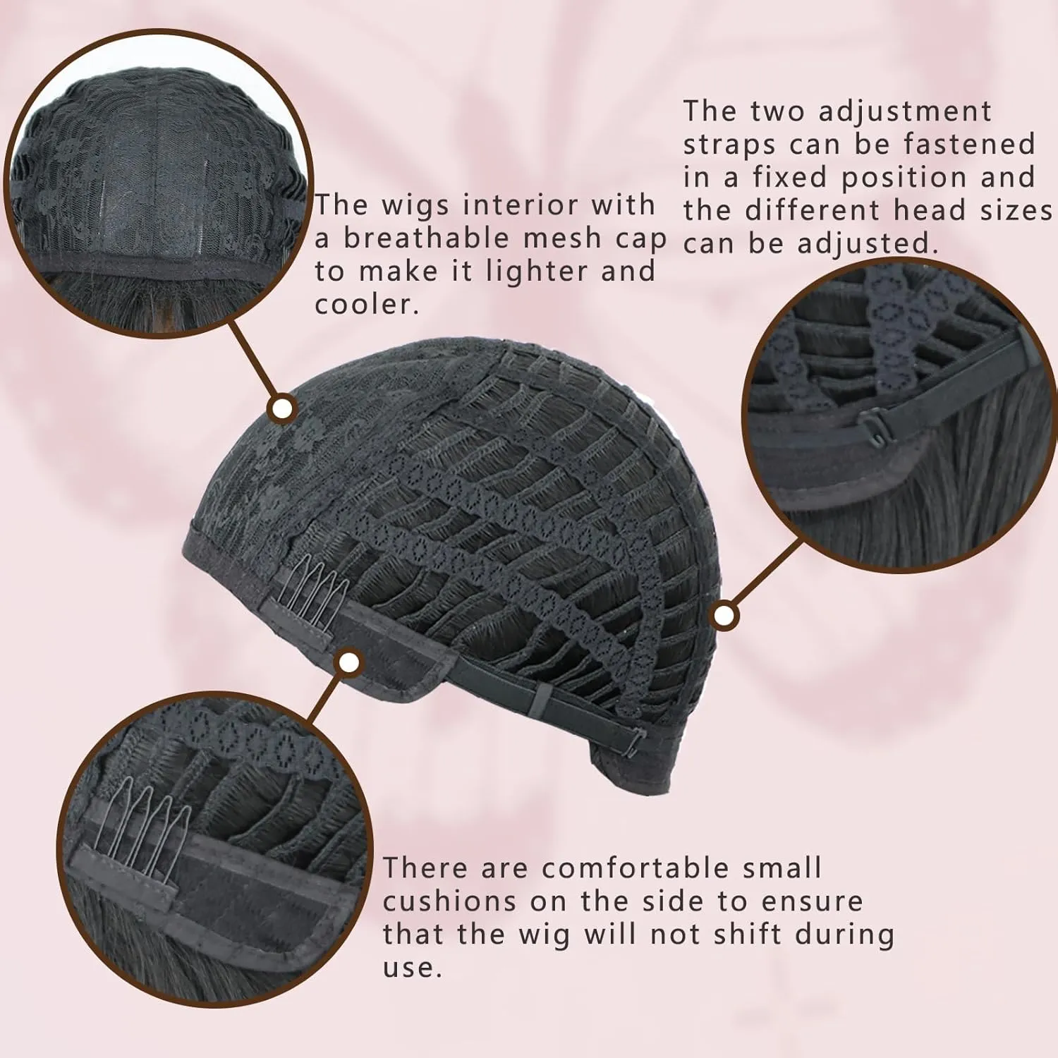 SUKRI Layered Wigs for Women 26 Inch Black Wig with Bangs,Realistic Heat Resistant Synthetic Hair for Daily Party Use