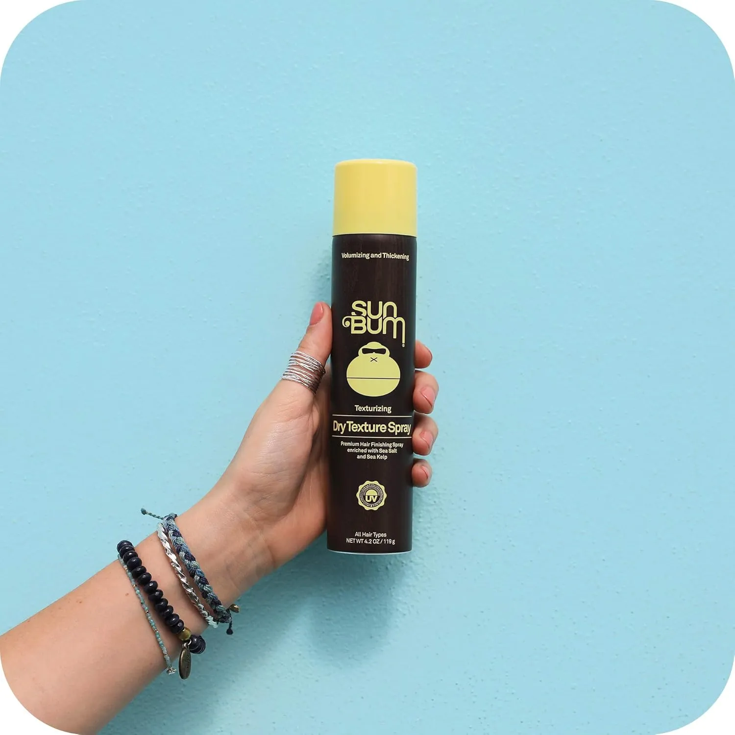 Sun Bum Dry Texture Spray | Vegan and Cruelty Free Buildable Volume Texture Spray with Matte Hold | 4.2 oz