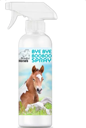 The Blissful Horses Bye Bye Boo Boo Spray All Natural Support, 16-Ounce