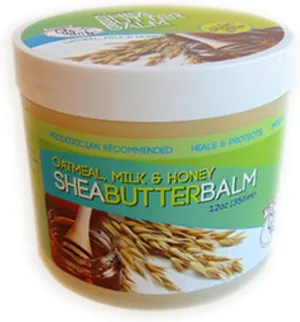 The Original CJ's BUTTer® All Natural Shea Butter Balm - Oatmeal, Milk & Honey, 12 oz. Tub